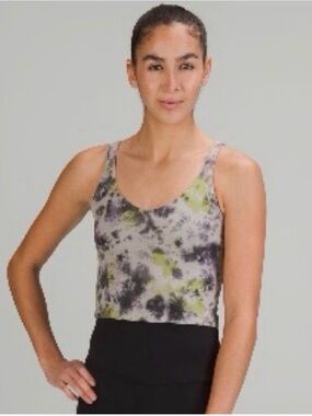 Lululemon Align Tank in Radial Tie Dye Mauve